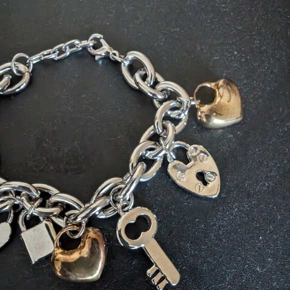 Silver Tone Charm Bracelet - Picture 2 of 3